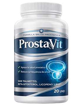 Prostavit original · suplemento para la próstata, frasco de 20 cápsulas del sitio oficial